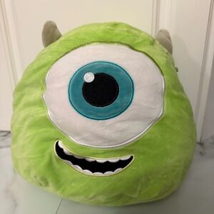 Disney Squishmallows Mike Wazowski 8” Plush | Monsters Inc Pixar